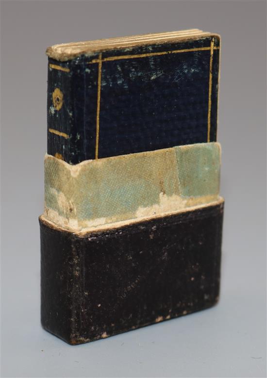 Victorian miniature book Small Rain on the Tender Herb, slipcase